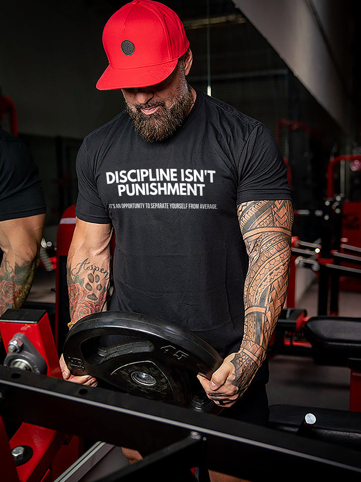 Discipline Isn't Punishment Printed Men's T-shirt