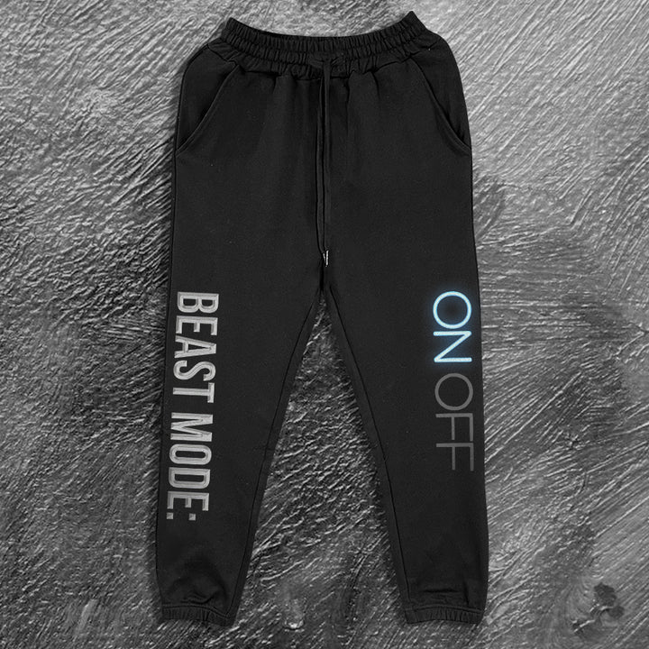 Beast Mode: On Off Print Men's Sweatpants