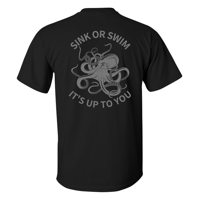 Sink Or Swim Printed Men's T-shirt