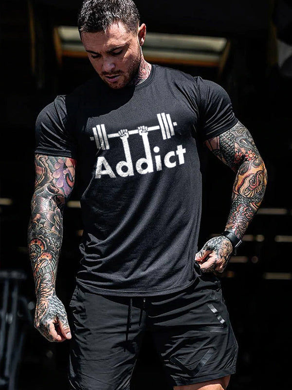 Addict Printed Men's T-shirt