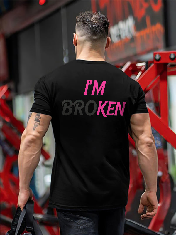 I'm Broken Printed Men's T-shirt