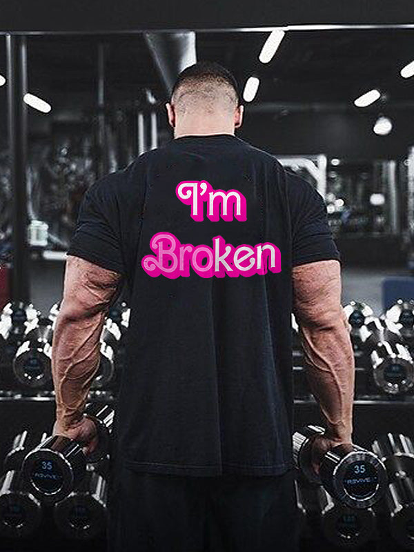 I'm Broken Printed Men's T-shirt