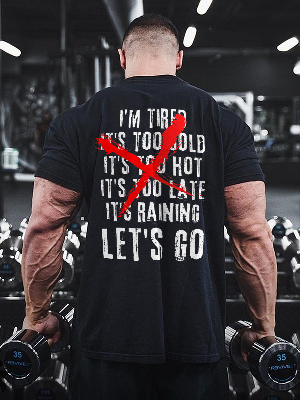 Let's Go Printed Men's T-shirt