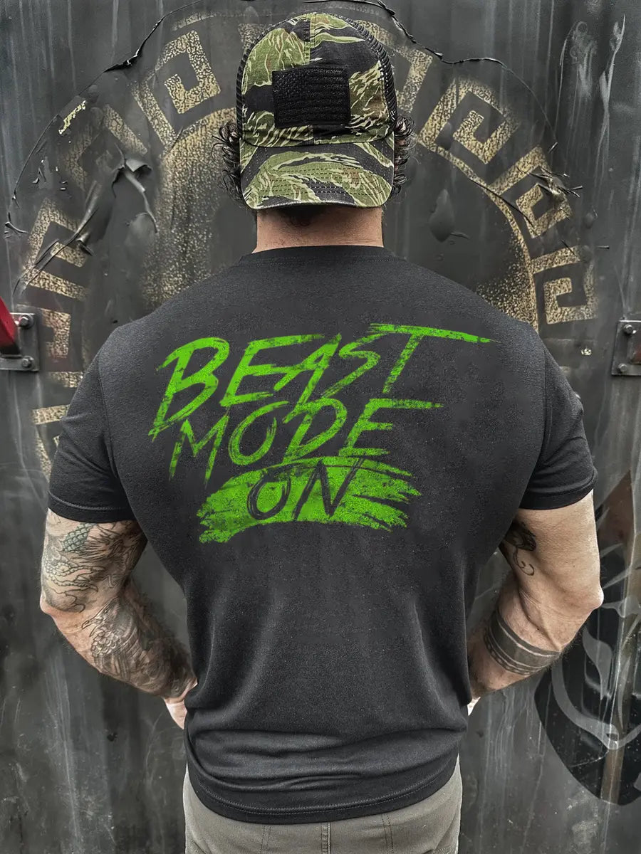 Beast mode on Print Men's T-shirt