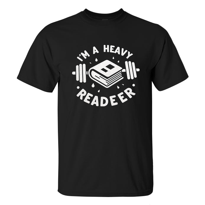 I'm A Heavy Reader Printed Men's T-shirt