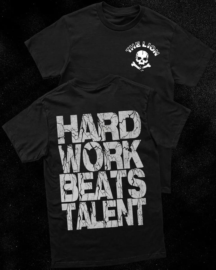 Hard work beats talent   Print Men's T-shirt