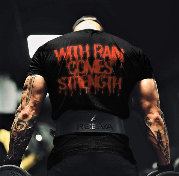 With Pain Comes Strength Printed Men's T-shirt