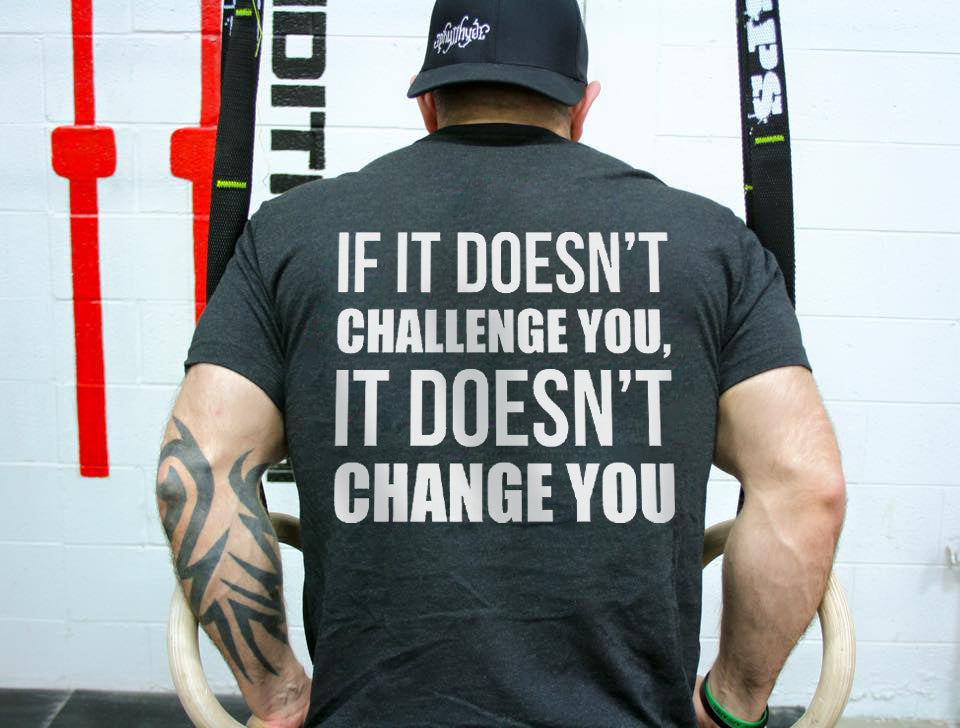 If It Doesn't Challenge You Printed Men's T-shirt