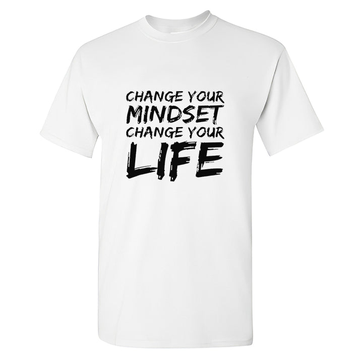 Change Your Mindset Change Your Life Printed Men's T-shirt