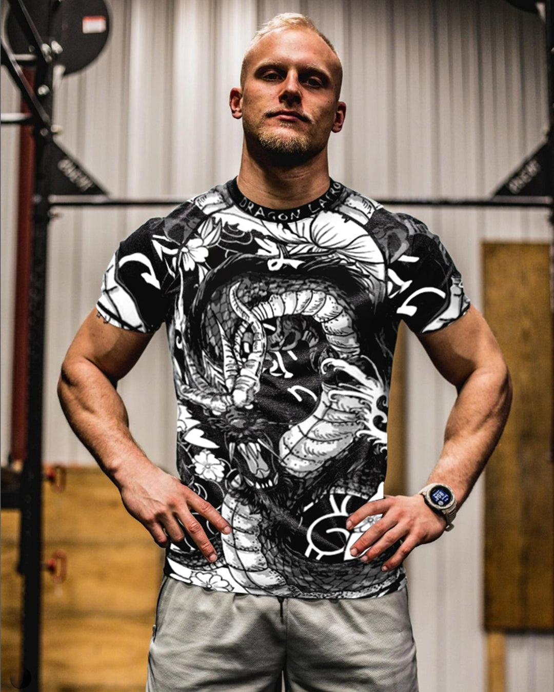 Mythical Dragon Printed Men's T-shirt