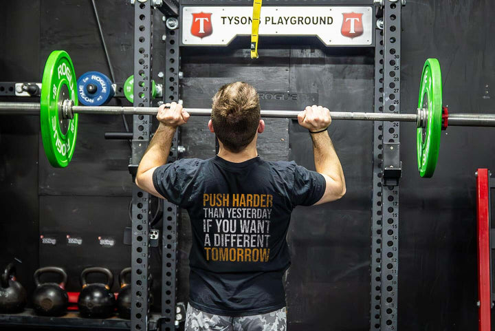 Push Harder Than Yesterday If You Want A Different Tomorrow Printed Men's T-shirt