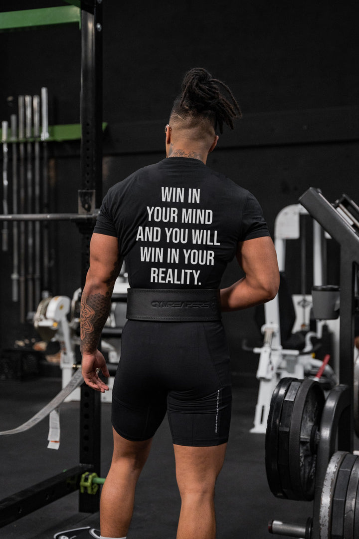 Win In Your Mind And You Will Win In Your Reallty Printed Men's T-shirt