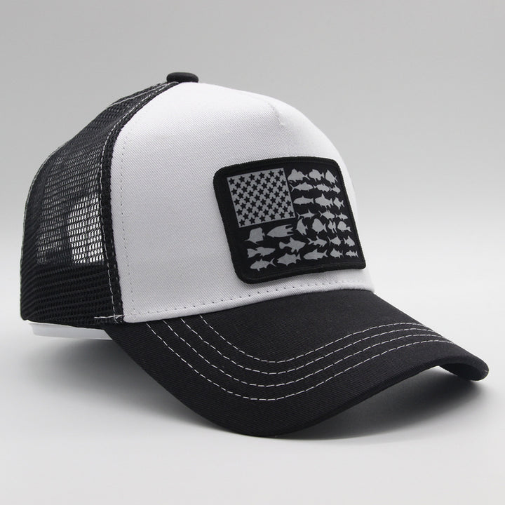 Outdoor Fish Graphic Casual Baseball Cap