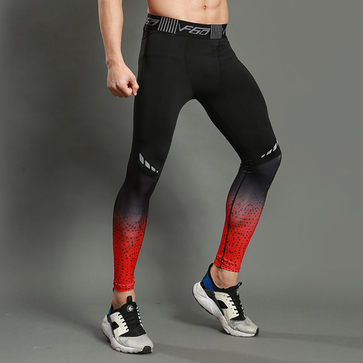 Fitness Sports Bottoms High Elastic Men's Leggings