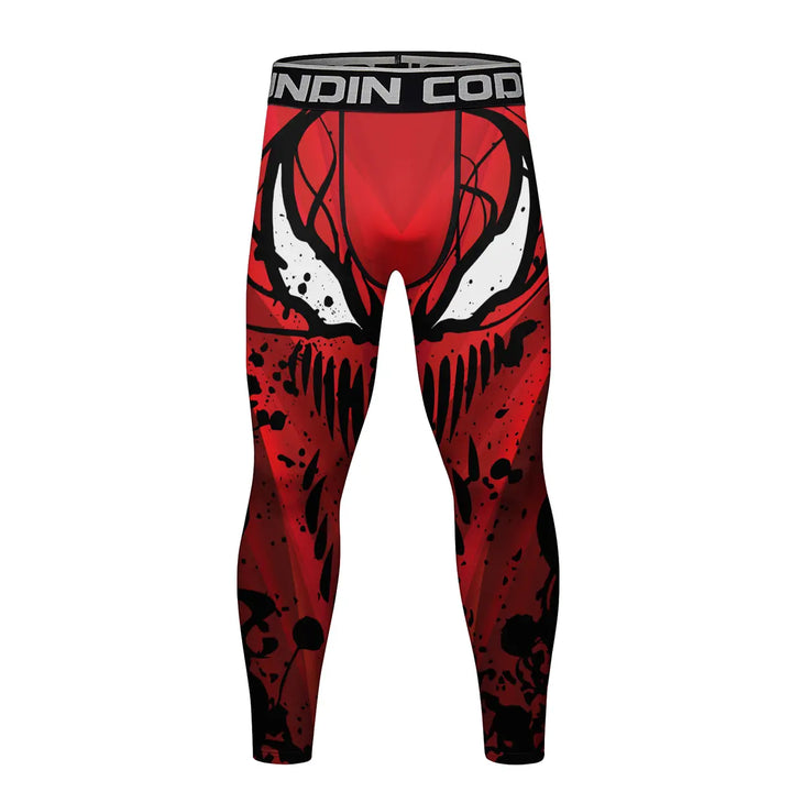 Fashion Sports Fitness Printed Men's Leggings