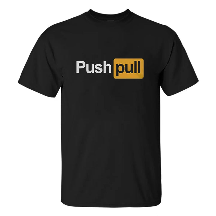 Push Pull Printed Men's T-shirt