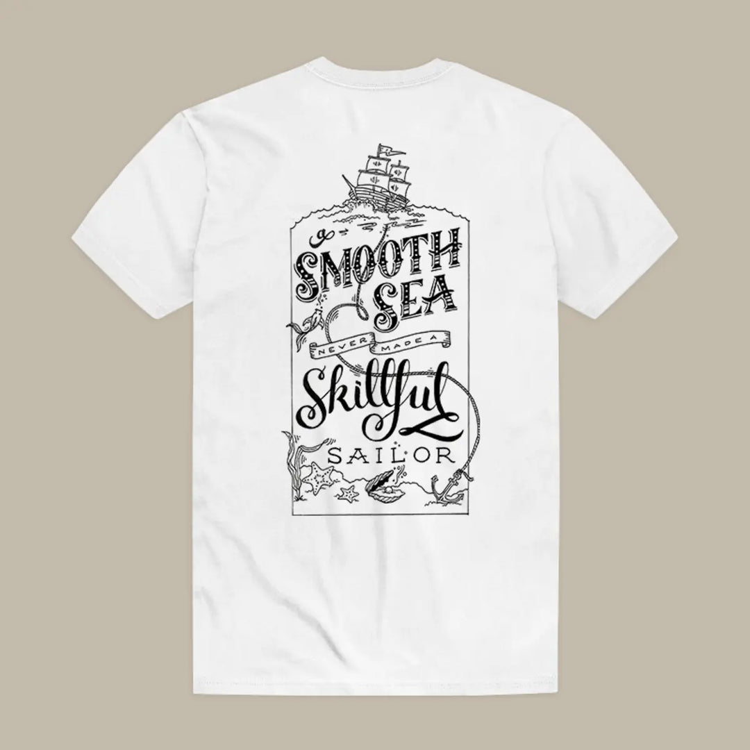 Smooth Sea Skillful Sailor Printed Men's T-shirt