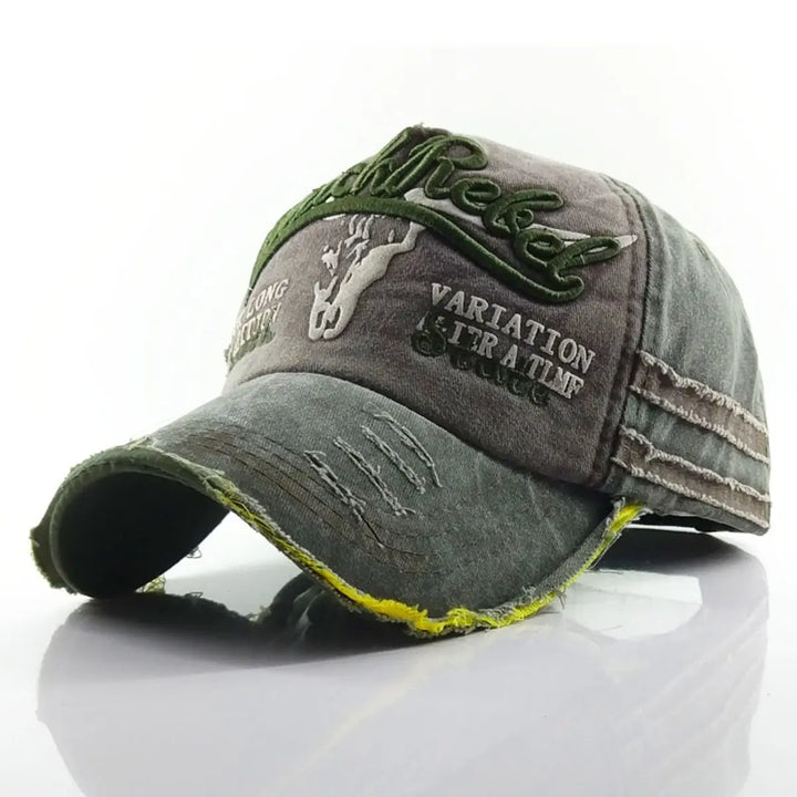 Outdoor Washed Denim Baseball Cap