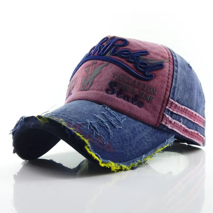 Outdoor Washed Denim Baseball Cap