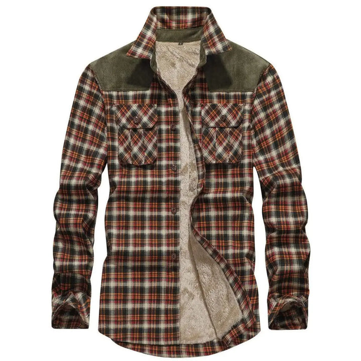 Men's Fleece Plaid Baldy Jacket