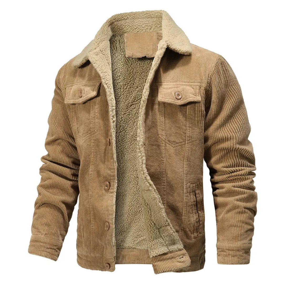 Men's Corduroy Casual Cheviot Jacket