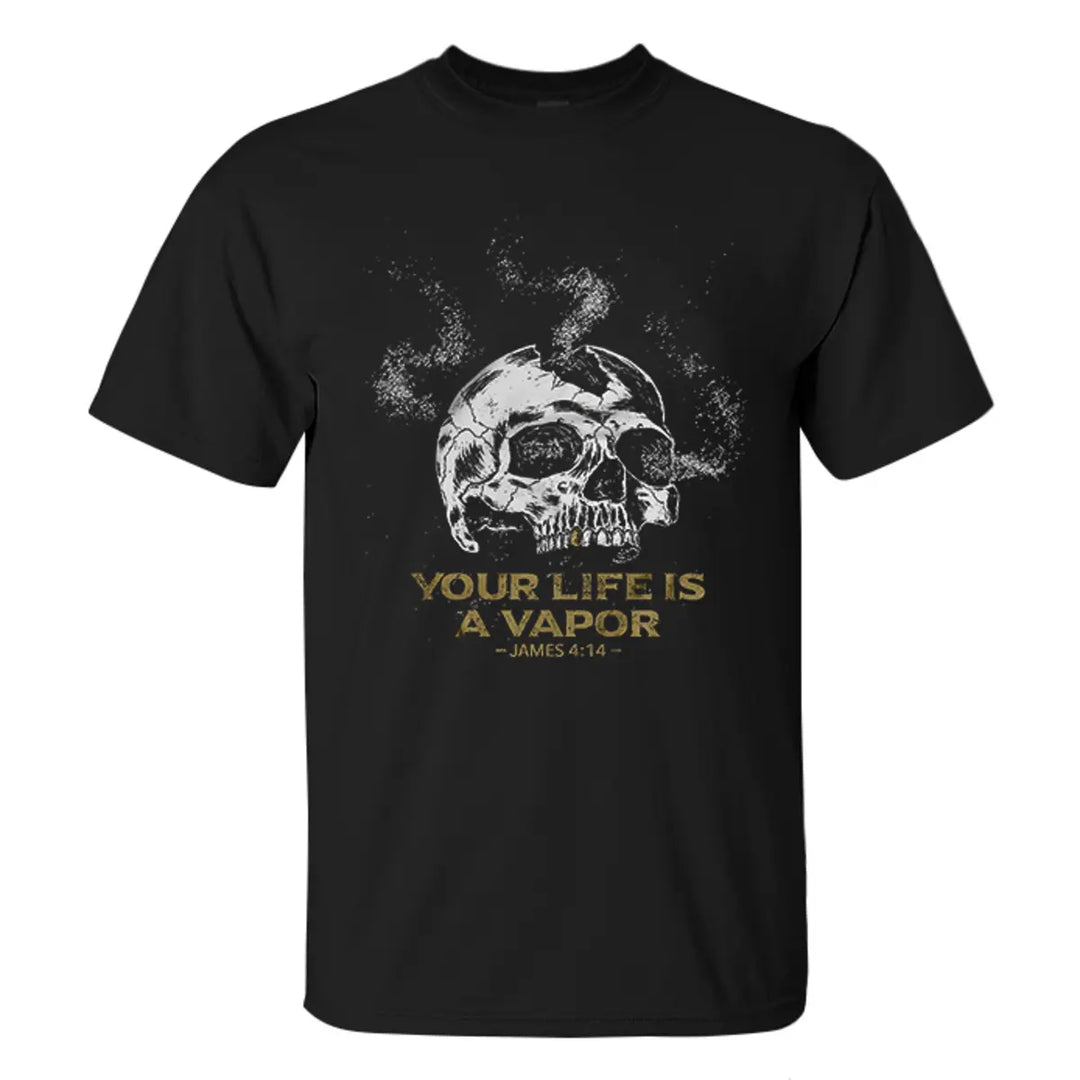 Your Life Is A Vapor Printed Men's T-shirt