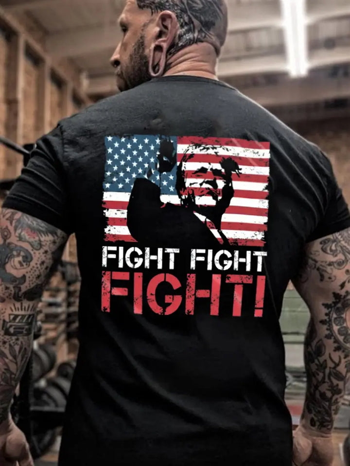 FIGHT FITGHT FIGHT Printed Men's T-shirt