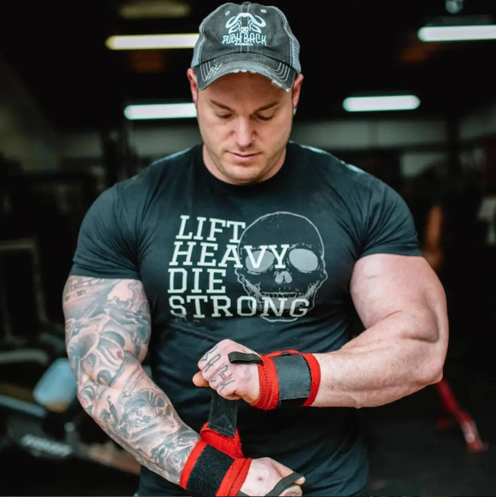 Lift Heavy Die Strong Printed Men's T-shirt