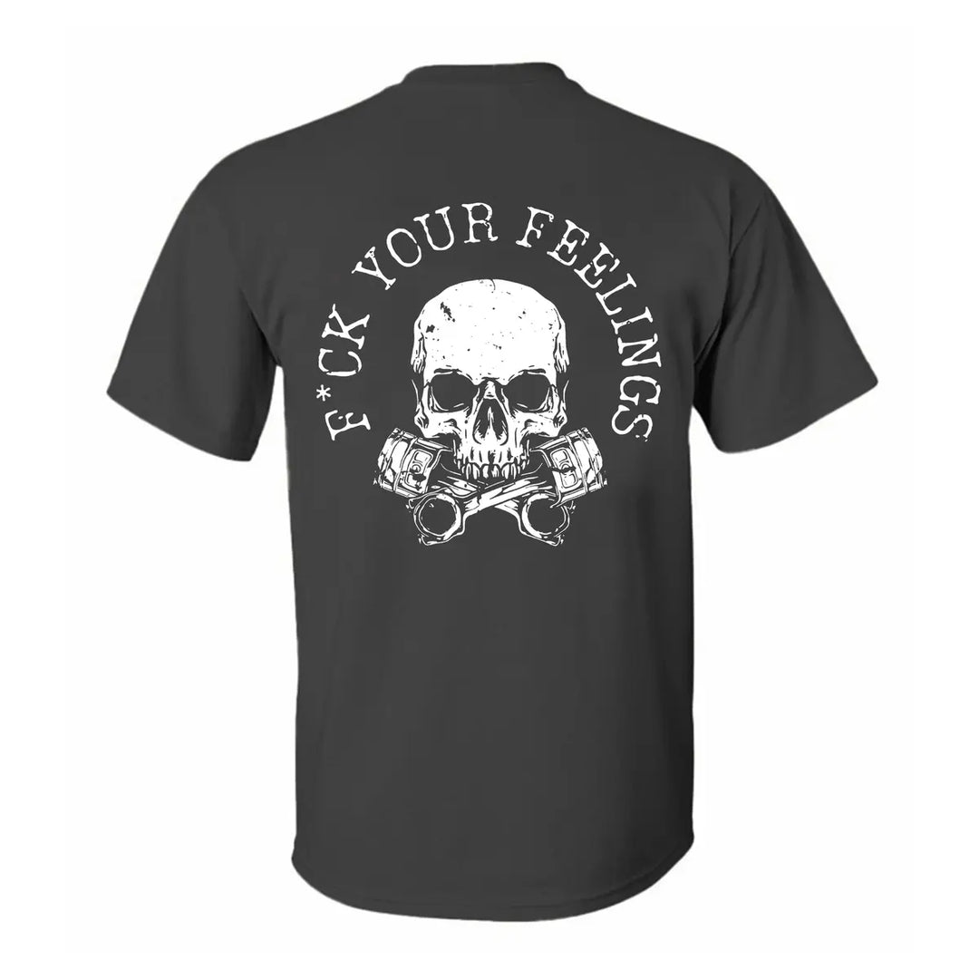 F*ck your feelings    Print Men's T-shirt Image - 2