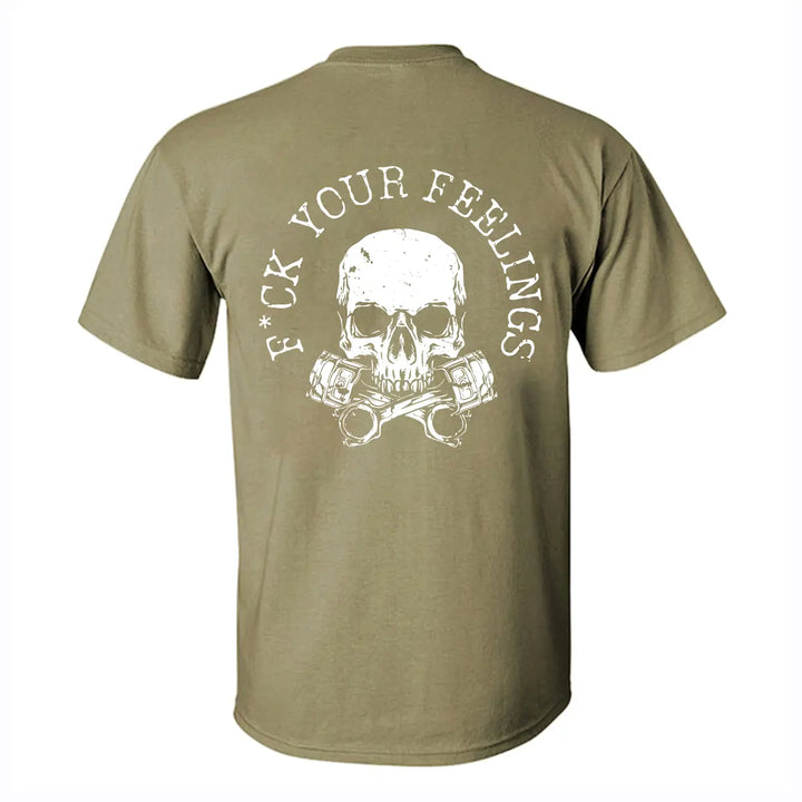 F*ck your feelings    Print Men's T-shirt Image - 5