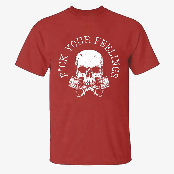 F*ck your feelings    Print Men's T-shirt Image - 4