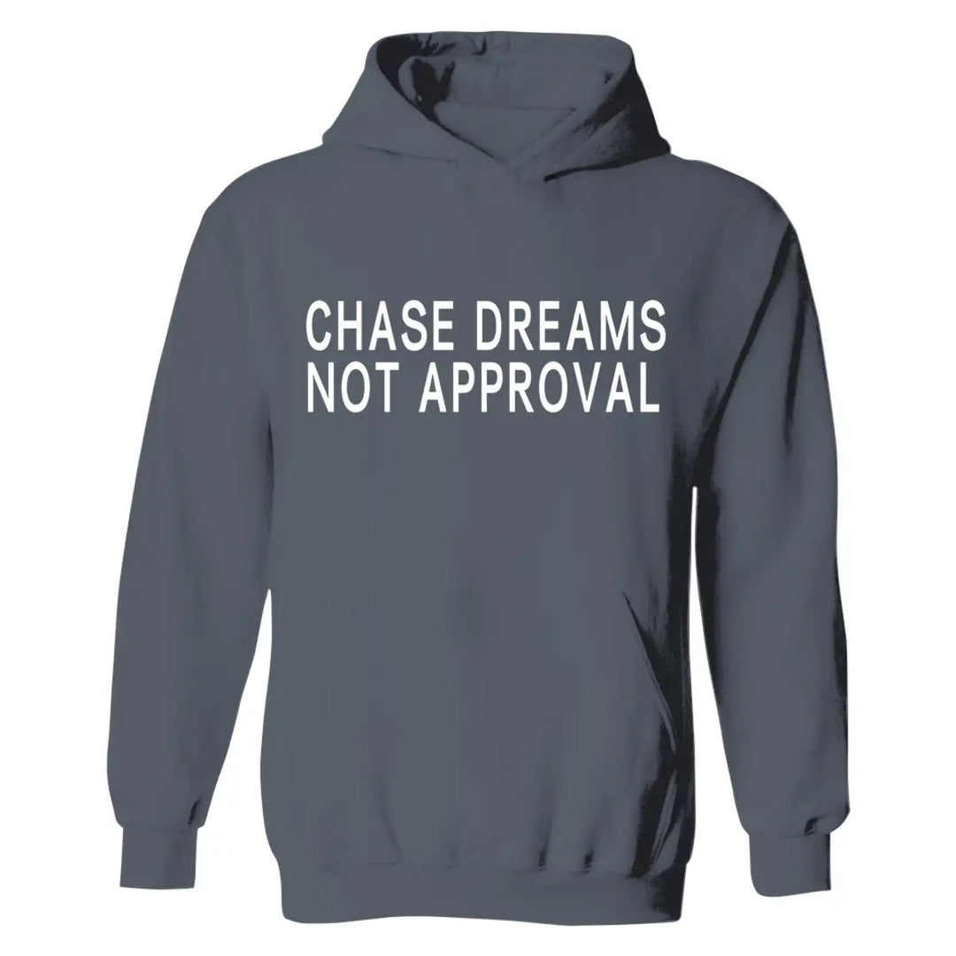 Chase Dreams Not Approval Printed Men's Hoodie Image - 4