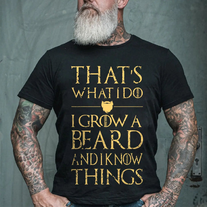 Viking That's What I Do Printed Men's T-shirt Front