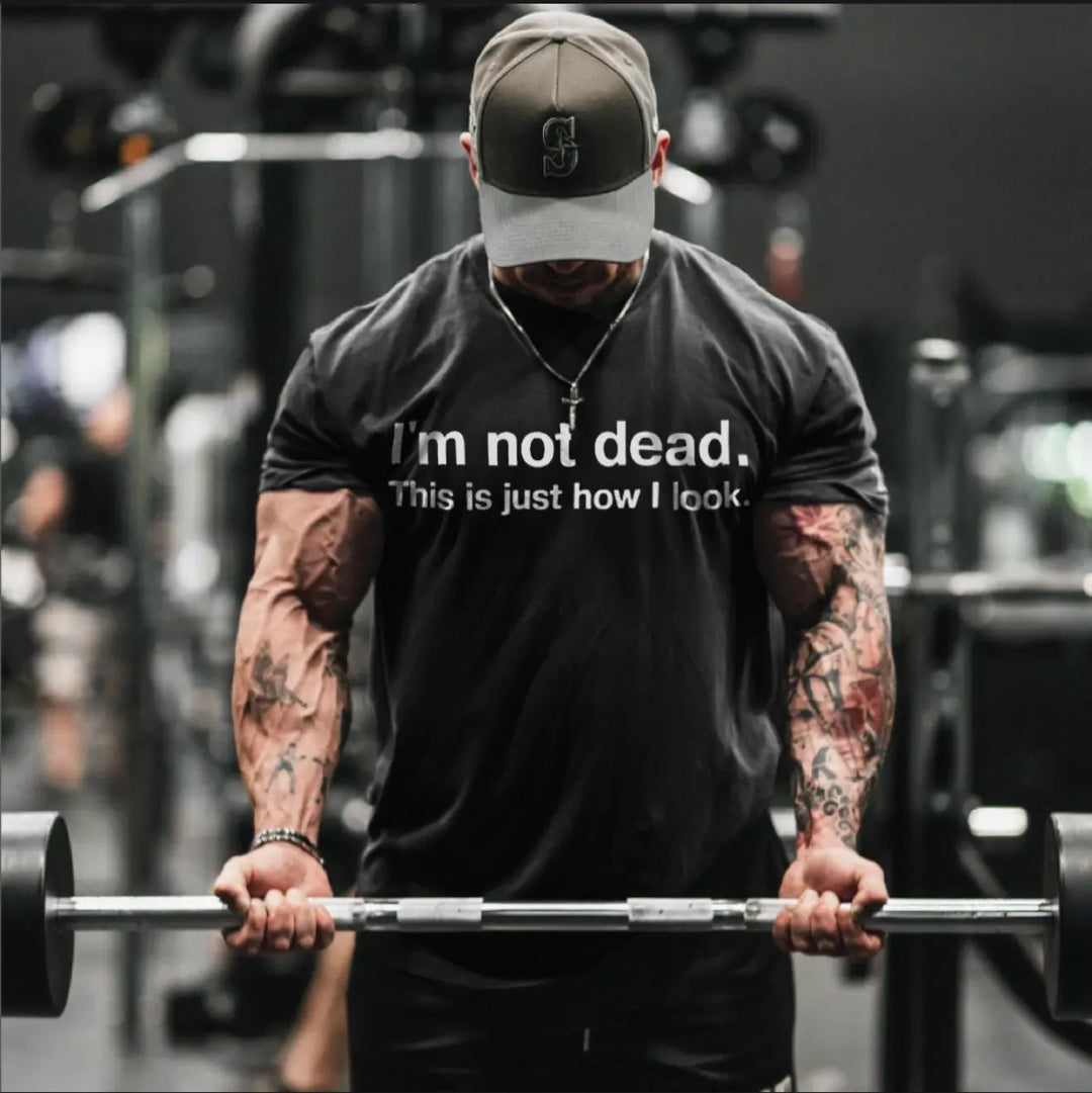 I'm Not Dead This Is Just How Iook Printed Men's T-shirt