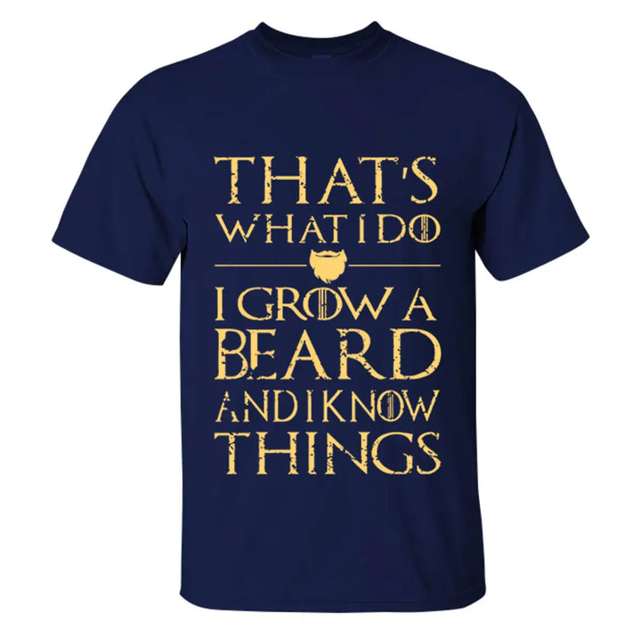 Viking That's What I Do Printed Men's T-shirt Image - 3