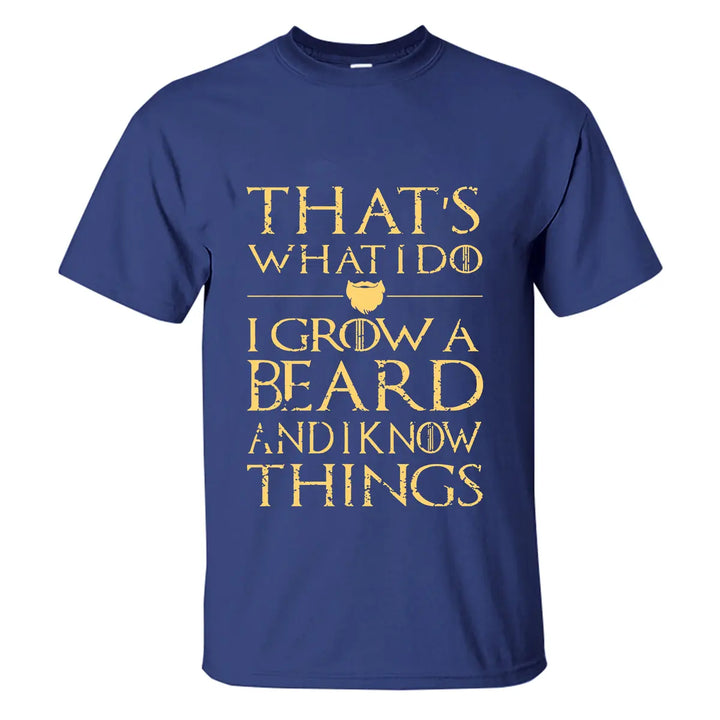 Viking That's What I Do Printed Men's T-shirt Image - 6