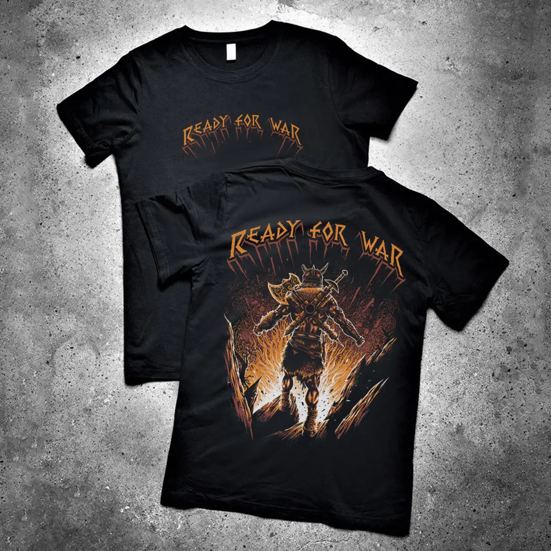 Ready For War Printed Men's T-shirt