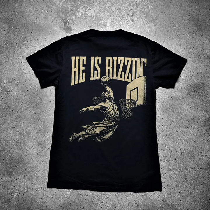 He Is Rizzin Printed Men's T-shirt Image - 2