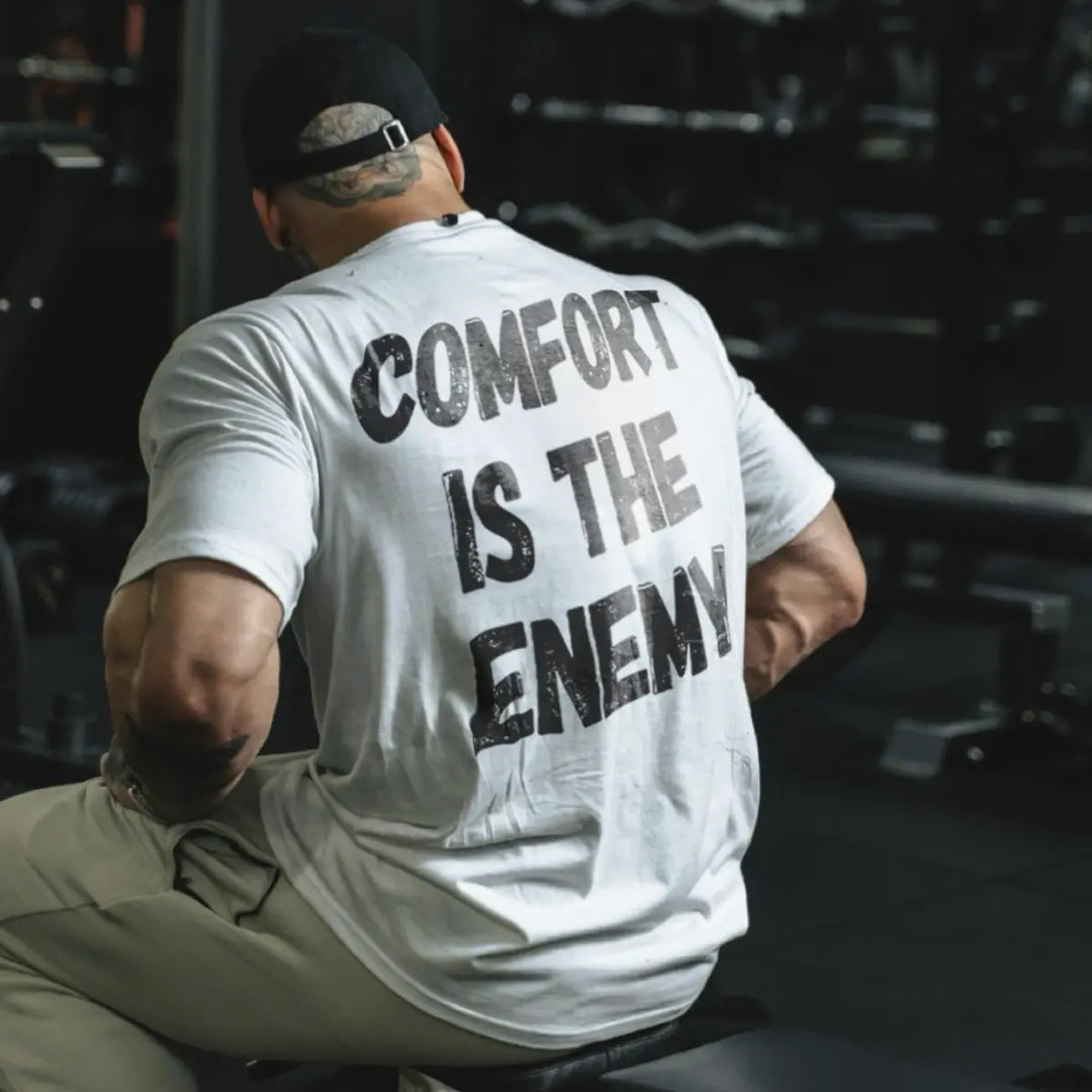 Comfort Is The Enemy Printed Men's T-shirt