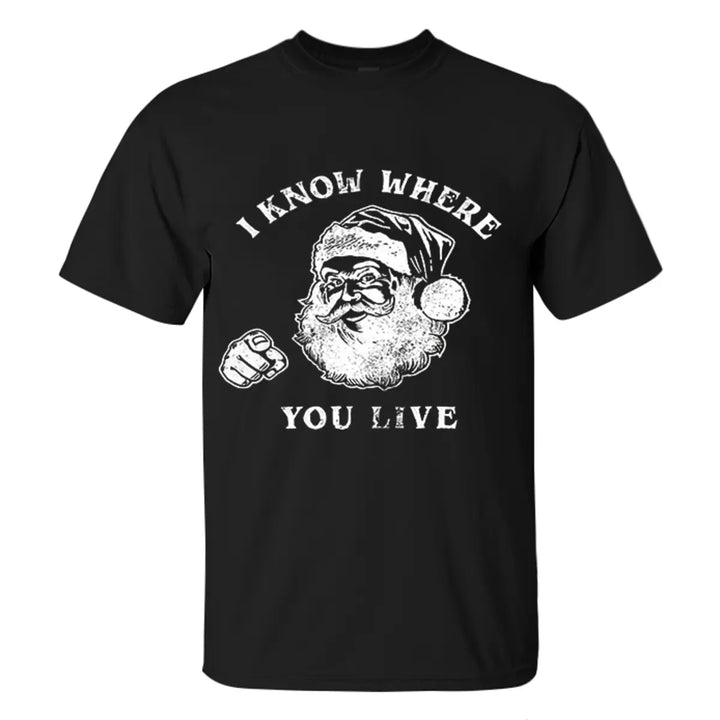 Viking I Know Where You Live Printed Men's T-shirt