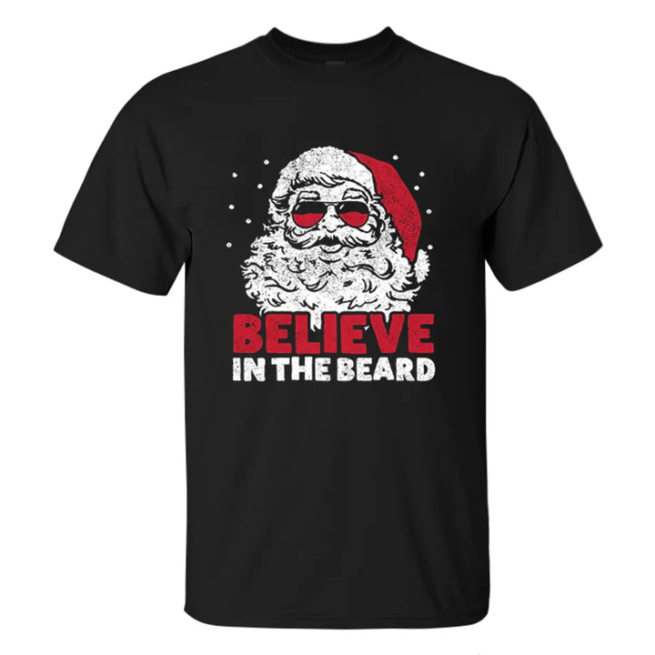 Viking Believe In The Beard Printed Men's T-shirt