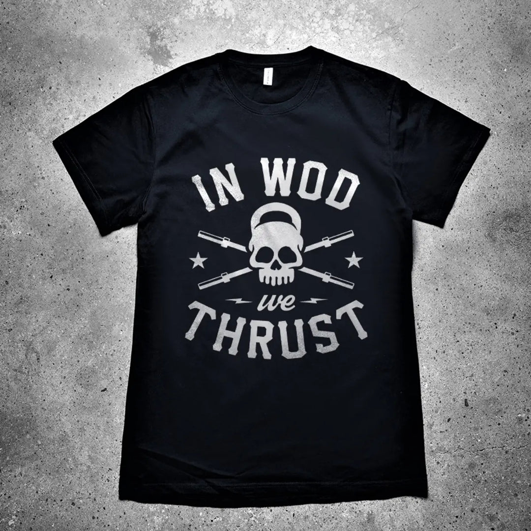 In Wod We Thrust Printed Men's T-shirt