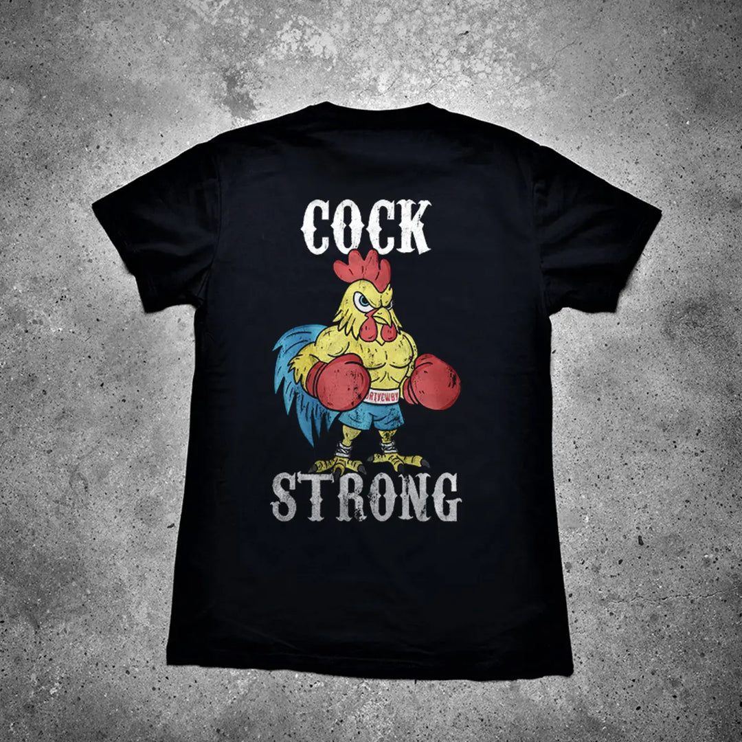 Cock Strong Printed Men's T-shirt