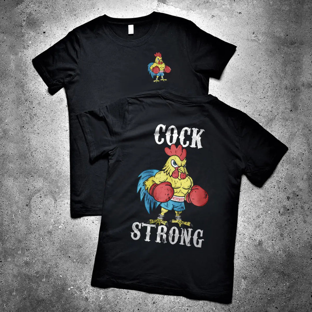 Cock Strong Printed Men's T-shirt