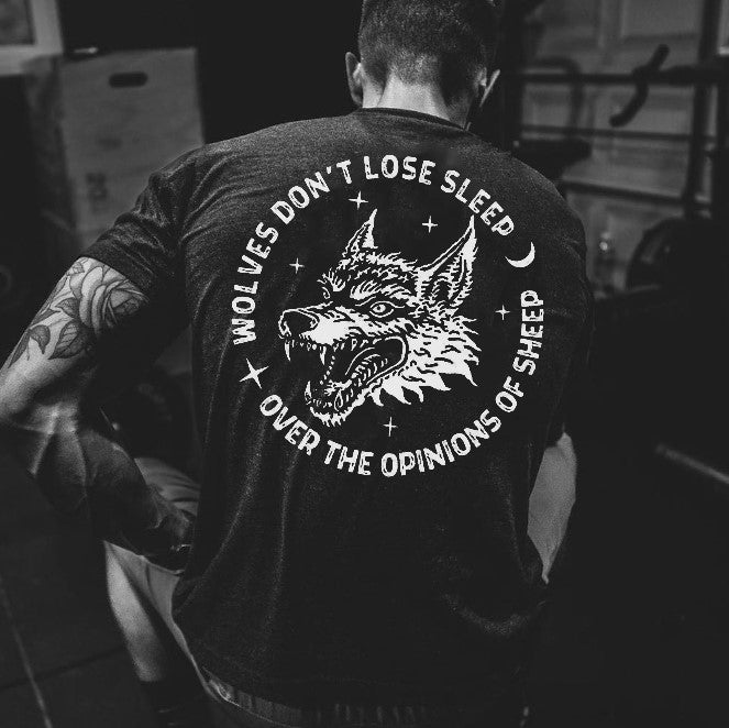 Wolves Don't Lose Sleep Printed Men's T-shirt