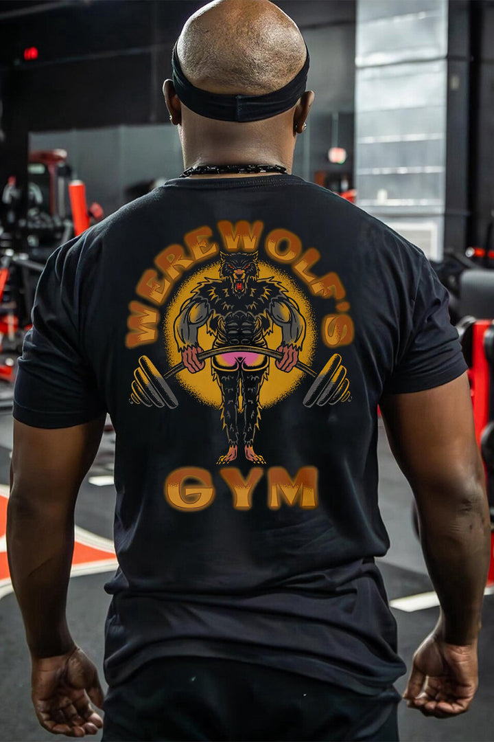 Werewolf's Gym Printed Men's T-shirt