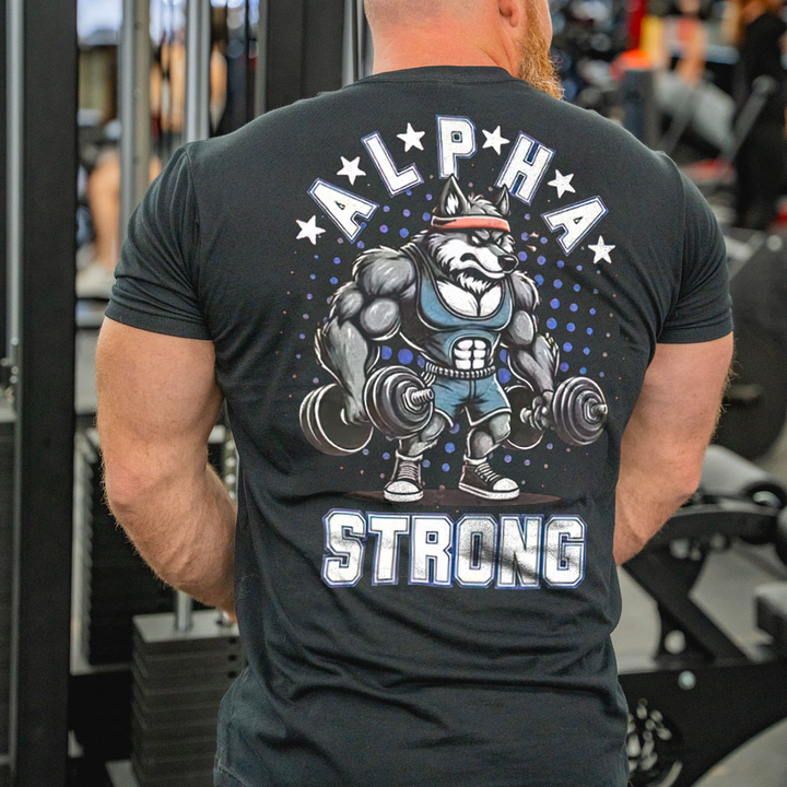 Alpha Strong Printed Men's T-shirt