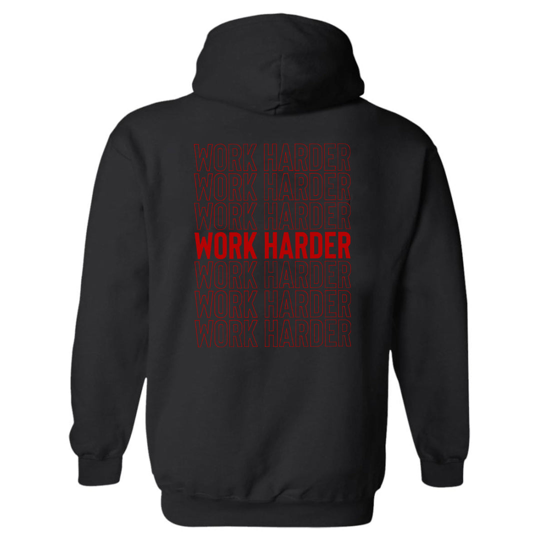 Work hard Hoodies