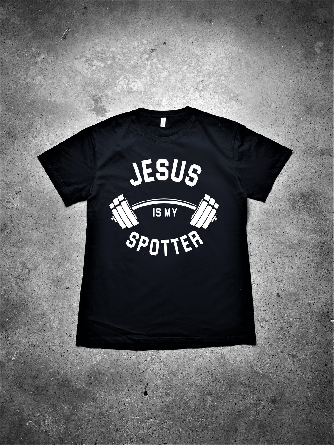 Jesus Is My Spotter Printed Men's T-shirt