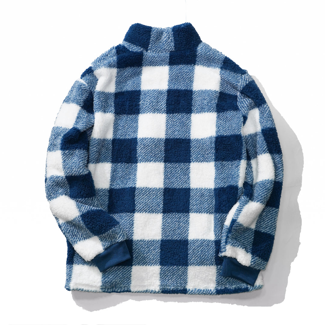 Plaid Winter Casual Flannel Men's Pullover Jacket